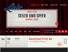 Tablet Screenshot of lido-berlin.de